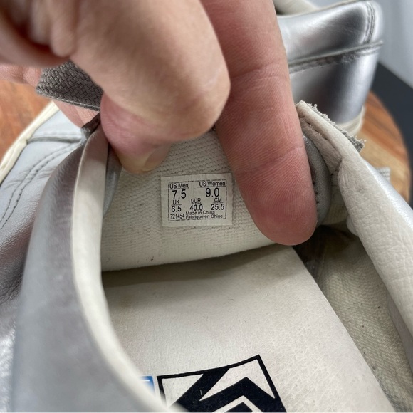 VANS VAULT OLD SKOOL NS LX metals silver womens 9 Men’s 7.5 - Picture 5 of 7